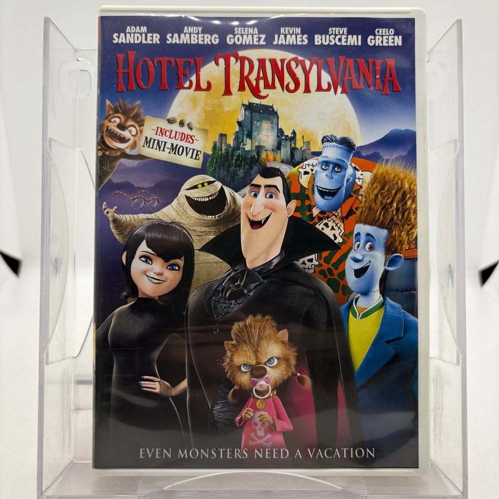 Hotel Transylvania DVD 2012 Adam Sandler Selena Gomez Animated Family Movie